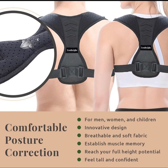 TrueHeight Posture Correction Adjustable Back Straightener - Picture 2 of 6